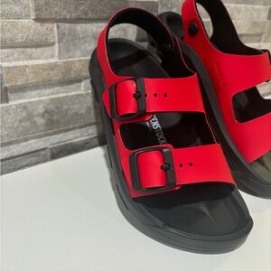 BIRKENSTOCK CHILDREN'S MOGAMI RED SIZE EU 34 US 3/4